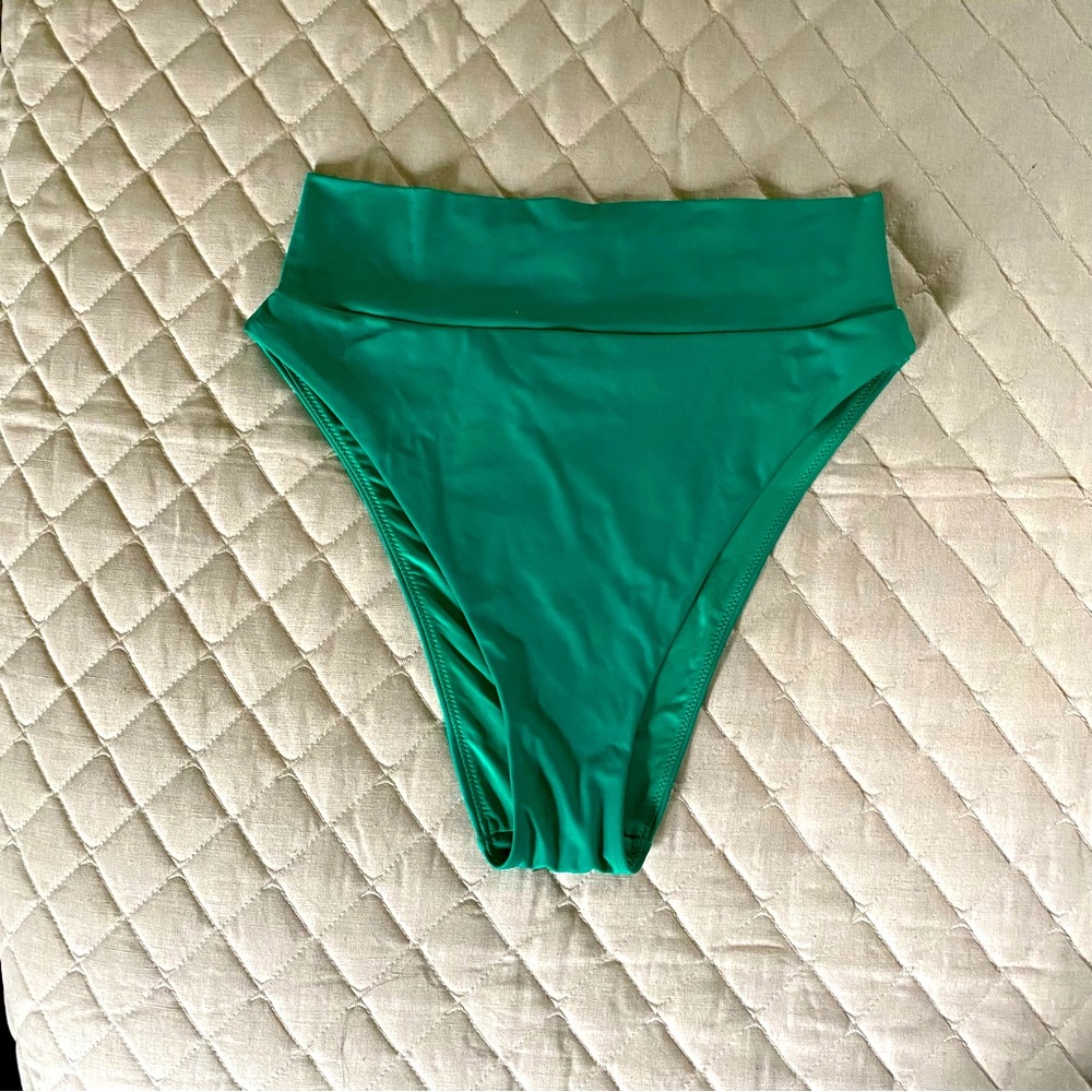 Aerie High Cut Cheeky Bikini Bottom Medium